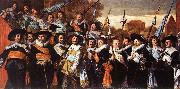 HALS, Frans Officers and Sergeants of the St George Civic Guard Company oil painting artist